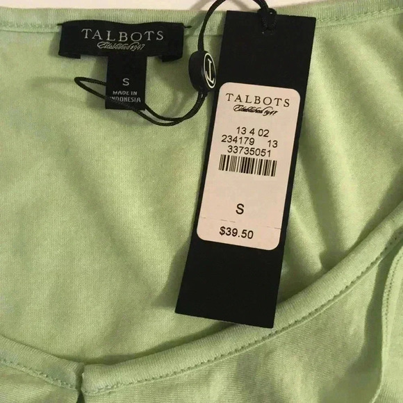Talbots Light Green Blouse Size S—C1 - Picture 4 of 5